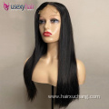 Luxury brazilian hair virgin brazilian wigs bone straight human hair lace frontal wig women 12a hair super double drawn wigs